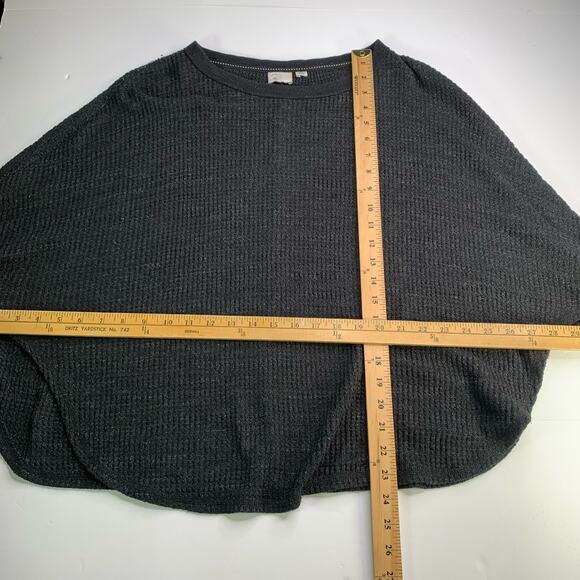 Anthropologie Postmark Women’s Small Gray Waffle Knit Long Sleeve Top - Picture 11 of 15